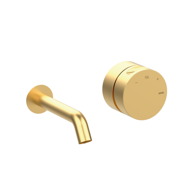 INCOOL Unterputz-Waschtischarmatur Gold gebürstet PVD