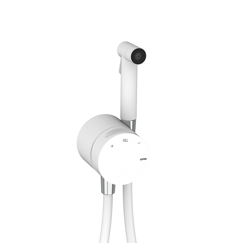 INCOOL Externer Bidetmischer aus Messing - Weiß