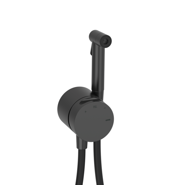 INCOOL Externer Bidetmischer aus Messing - Schwarz PVD