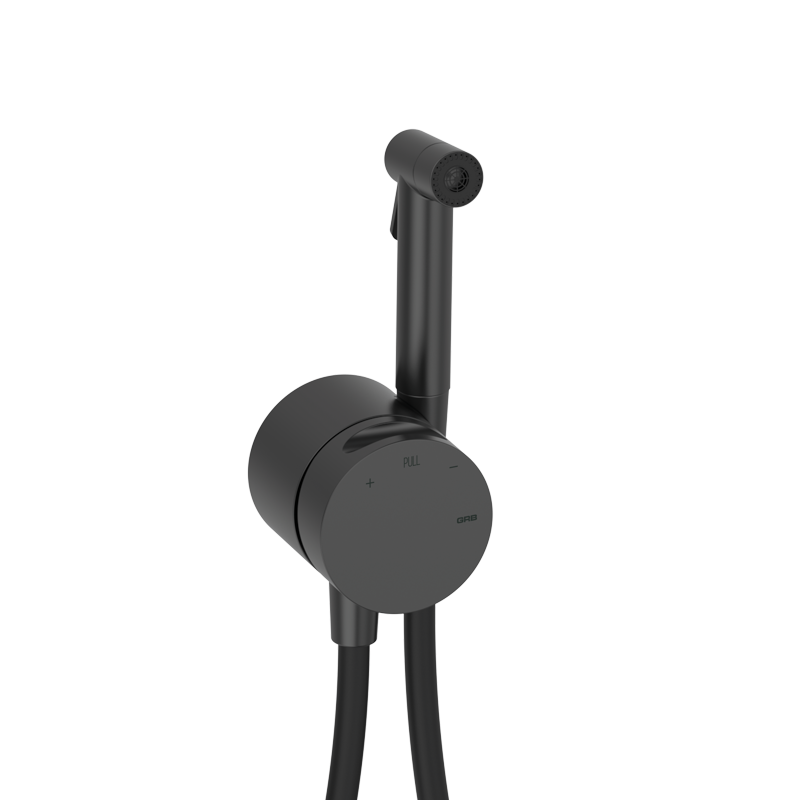 INCOOL Externer Bidetmischer aus Messing - Schwarz PVD