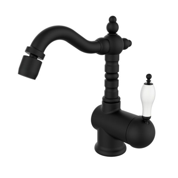 CLASSICAL - Retro-Auslauf für 1866 Bidetarmatur - Schwarz