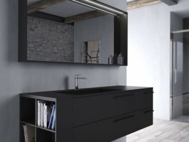 Badezimmermöbel-Set_ SENSE IDEAGROUP - Badmöbel schwarz