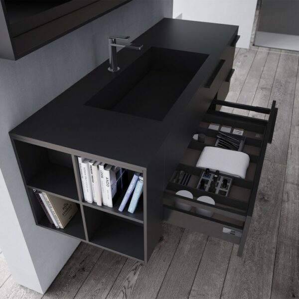 Badezimmermöbel-Set_ SENSE IDEAGROUP - schwarz