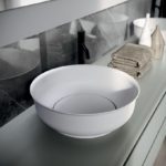 Badmöbel-ideagroup_Runde Waschbecken Nicole aus Mineralsolid