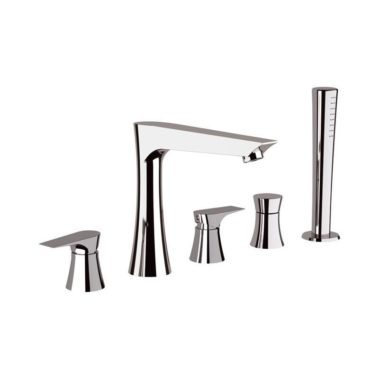 Bathtub set with pull-out handshower