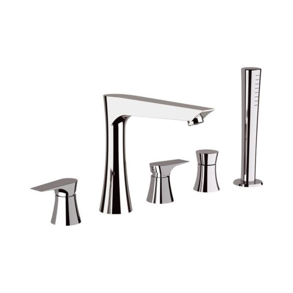 Bathtub set with pull-out handshower