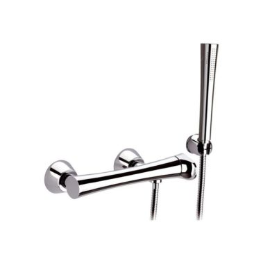Brausebatterie mit Garnitur