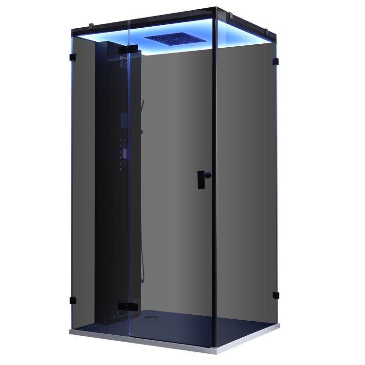 Dampfdusche DZ1007F12 schwarz