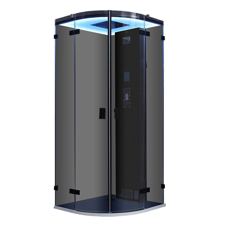Dampfdusche DZ1009F12 schwarz