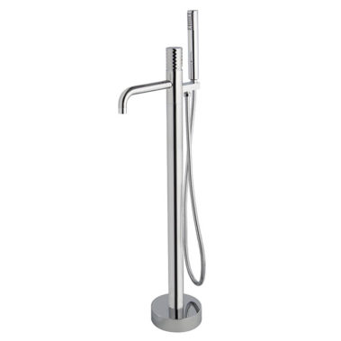 Freistehende Wannenbatterie mit Brauseset