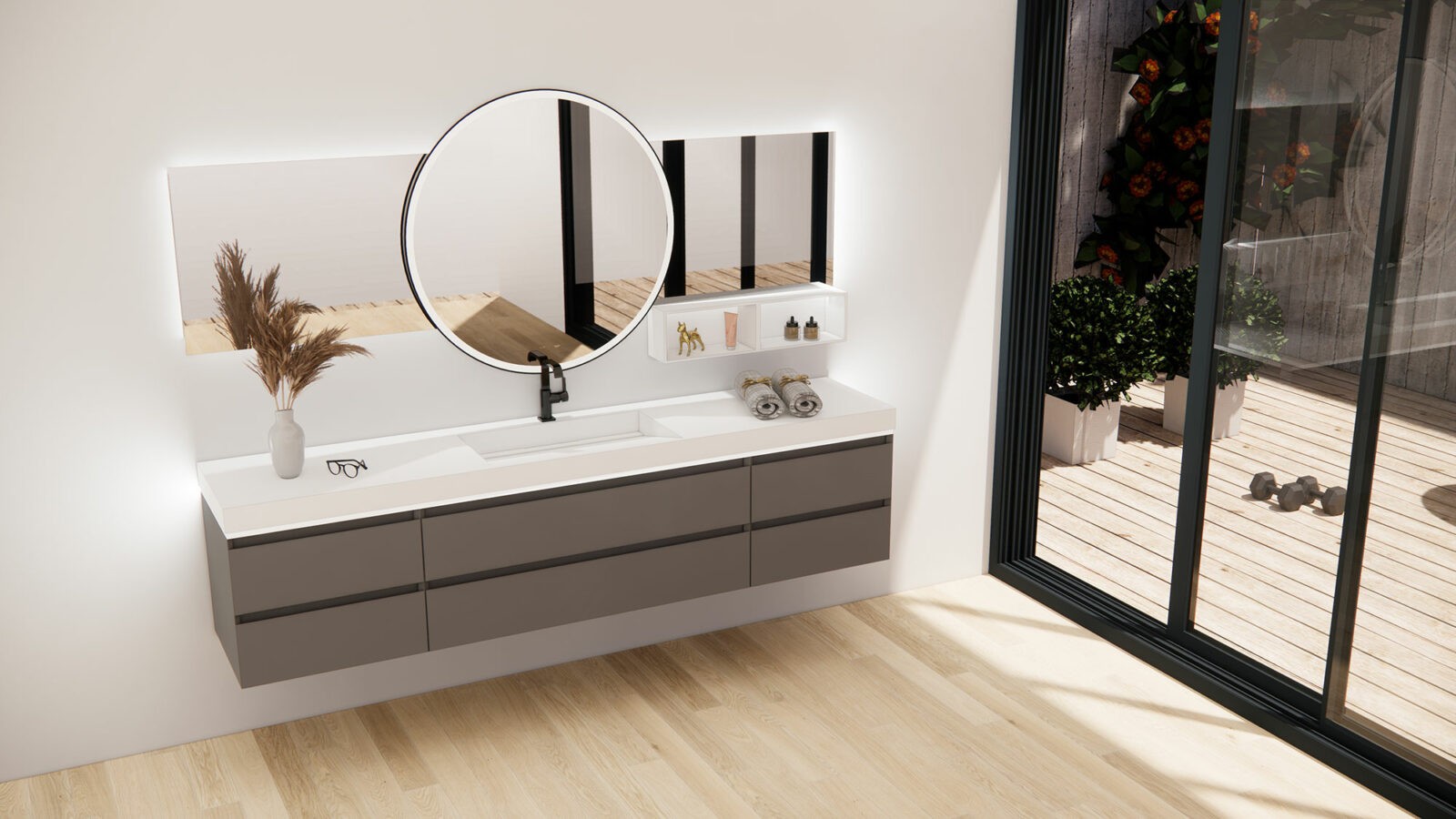Exklusive Badmöbel für stilvolles Badezimmer-Design
