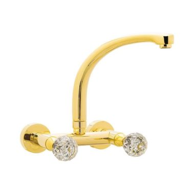 Exklusive Badarmaturen - mit Swarovski-Kristallen