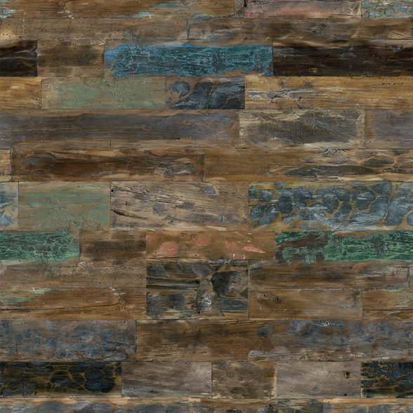 Wandplatte-Holzmuster-Duschrückwand