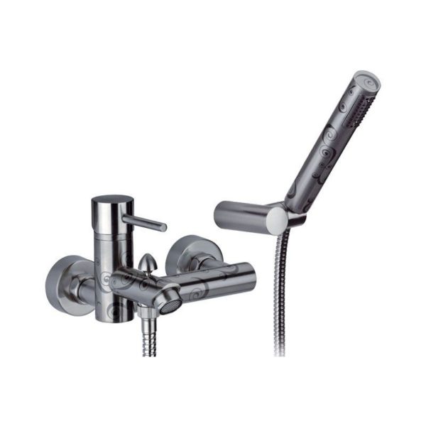 Wanneneinhandbatterie mit Garnitur