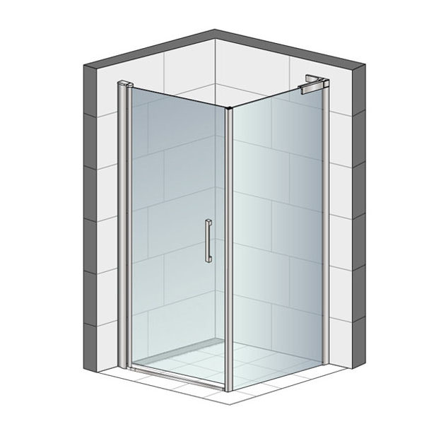 duschkabine duschtür mit seitenwand