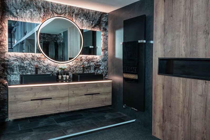 exklusive-badmoebel-doppelwaschtisch-160-200-240-cm-tabak-eiche-badezimmermoebel-schwarzer-marmor