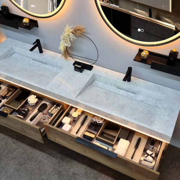 badezimmermöbel holz modern