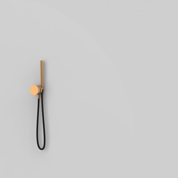 Duschmischer-Set mit 1 Ausgang Kupfer PVD