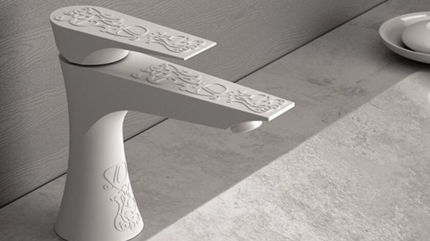 design waschtischarmatur weis